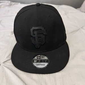 San Francisco Giants x Coach Black Wool Baseball Cap